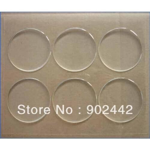 Free Shipping Wholesale 1000 pcs/Lot 60 mm Clear Round Decoration Epoxy Sticker For Handmade Crafts