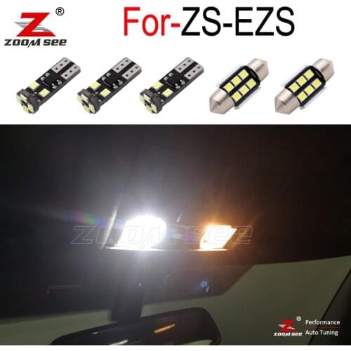 LED plate lamp + interior dome bulb + LED indoor map lights for MG ZS EZS 2017 2018 2019 2020