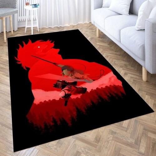 Eren yeager Carpet Decora Home Bedroom Kitchen Anti-slip Mat Rug Doormat Aisle Floor Mat Bath Mats Doormat