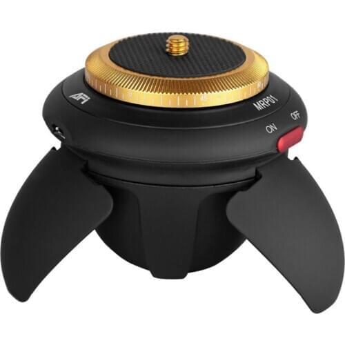 6pcs AFI MRP01 Universal Electric Panorama Head 360 Degree Rotation Tripod Head for GoPro Sport Camera Mobile Phone DHL