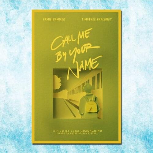 Call Me By Your Name TV Series Art Silk Poster Canvas Retro Print For Home Room Decor Decoration-010