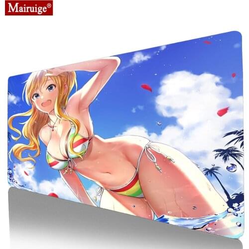 Darling In The Franxx Girls Gaming Desk Mat Mouse Pad Xxl DIY Custom Keyboard Pad for Laptop Table Pads Big Mousepad 900x400mm