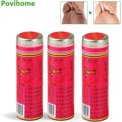 3Pcs Horse Oil Hand Cream Anti-Chapping Moisturizing Ointment Prevent Dry Finger Toes Foot Skin Care Herbal Medical Plaster