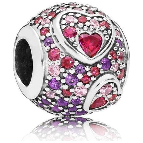 LByzHan 100% Real 925 Sterling Silver Crown Charms Beads Fit Original 3mm Bracelet Beads DIY Jewelry For Women CMS380f