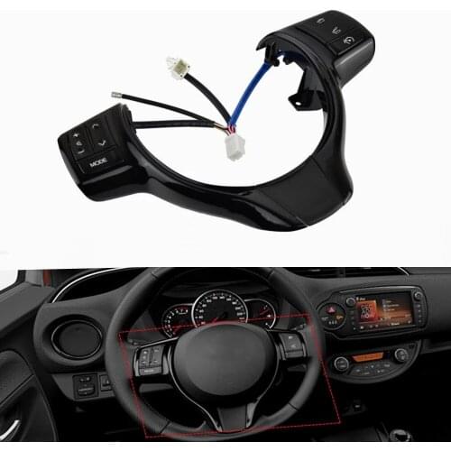 Multi-function Steering Wheel Cruise Control Buttons Switch 84250-0D020-C0 For Toyota Yaris 2012-2017 Verso-S 2012-2014