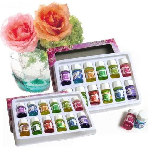 12 bottles / set of natural aromatherapy essential oil set aroma humidifier water soluble home indoor air freshener spa