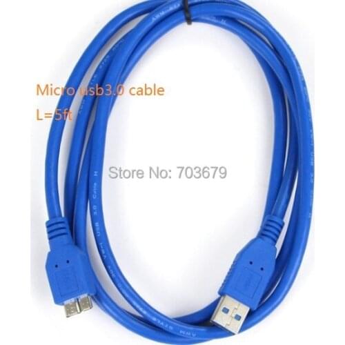 New 5ft usb3.0 cable,Usb3.0 type-A to Micro usb3.0 cable,100pcs/lots