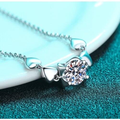 S925 Sterling Silver 925 Excellent cut 1 Ct Moissanite bracelet Passed Diamond Test bracelets for Women Gift wholesale