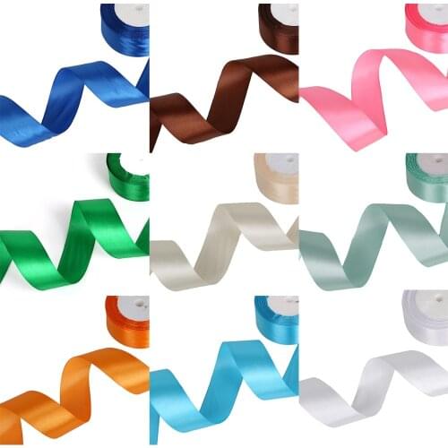 Silk Satin tape Ribbon 38mm 25Yards Wedding Party Festive Event Decoration Crafts Gifts Wrapping Apparel Sewing Fabric Supplies