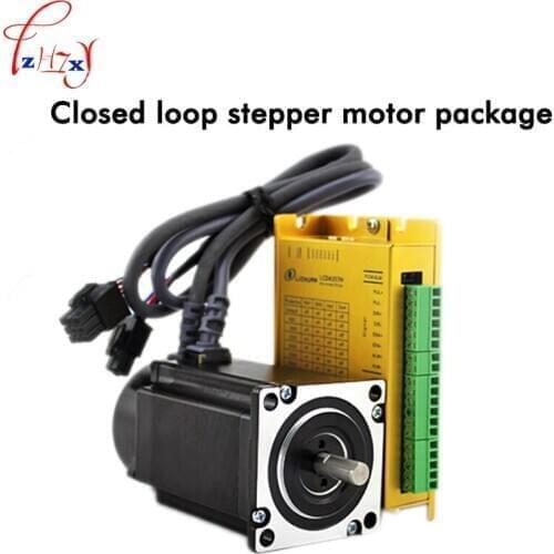 Three-phase 57 closed loop stepping motor suit LC57H380+LCDA357H adapter driver suitable for electronic processing equipment 1pc