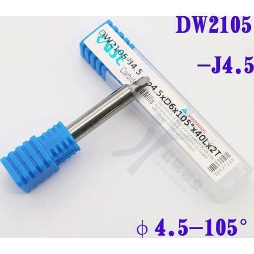 Double Blade 105 Degree Raise Carbide End Milling Cutters Key Cutting Copy Duplicating Machine Drill Bit Parts Locksmith Tools