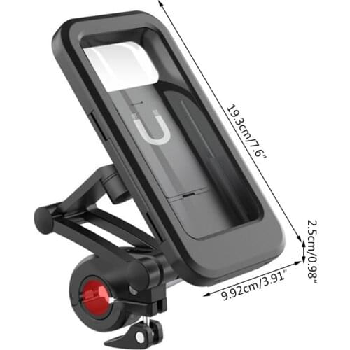 Universal Mobile Phone Holder for Motorcycle Handlebar Mounts Magnetic GPS Bracket Waterproof Phone Holder