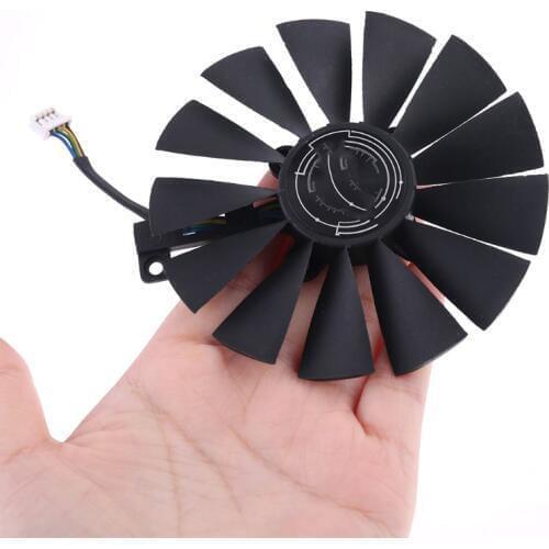 T129215SM 12V 0.25AMP 0.30A 95mm VGA Fan For ASUS STRIX RX470 O4G GTX 1050Ti 1070Ti Gaming 4PIN Graphics Card Cooling Fan C26
