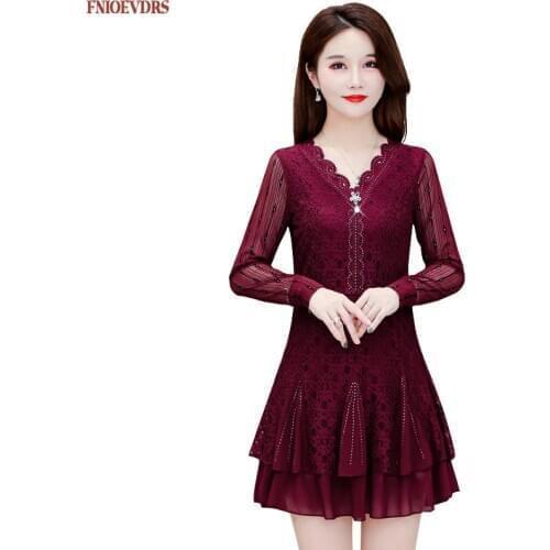 Plus size 5XL Clothes blusas Women Hollow Out Crochet Velvet Blouse Office Lady Belly Button long Vintage Retro Tunic Peplum Top