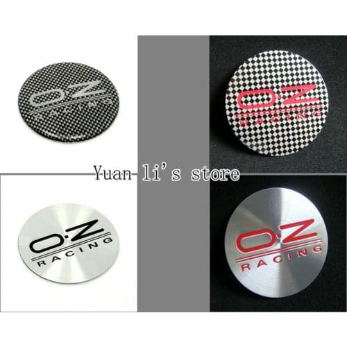 10set(1set=4pcs) Alloy Tyre Wheel Center Hub Cap Rims OZ O.Z Racing Emblem Badge Stickers Car Styling