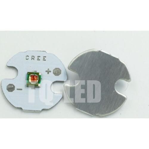 50pcs/lot US Original Cree XPE XP-E Amber 585-595nm 3W High Power LED Emitter on 8mm/12mm/14mm/16mm/20mm PCB