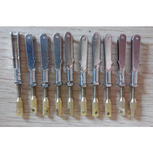 10pcs/bag * Metal Clevis With Solid Shaft D3 + M3*L25mm (shaft) for RC Model Airplane
