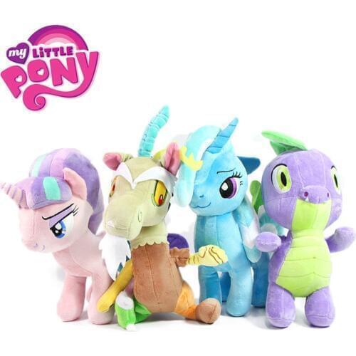 30-33cm My Little Pony Toys Friendship is Magic Starlight Glimmer Trixie Spike Discord Plush Toy Soft Stuffed Animal Dolls
