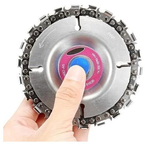 22 Teeth Mill Chain Wheel Circular Saw Blade 4/5 Inch For Angle Grinder Wood Carving Cutting Disc Power Tools