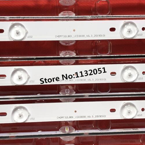3pcs LED backlight strip for Chang hong Hi sense 32'' TV 850115499 LB-C320X14 SVJ320AK3 SVJ320AG2 SVJ320AL1 Rev01 6LED new