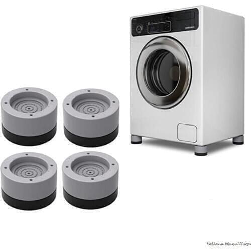 4 PCS Foot Pads Washing Machine Anti Vibration Washer Feet Pad Anti Slip Rubber Foot Pad for Washing Machines and Dryer