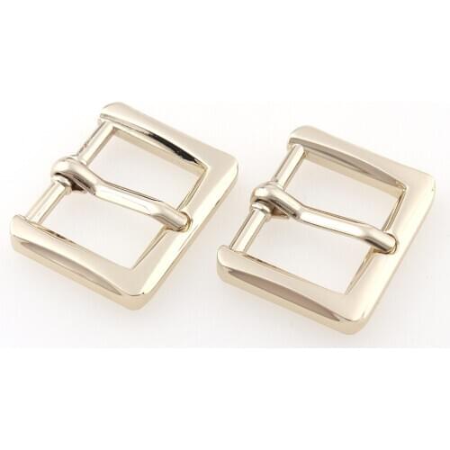 6pcs 1inch Belt buckles with Pin Light gold 24mm Square Metal Shoes Bag Buckles Decoration DIY Accessories Sewing Parts Handmade