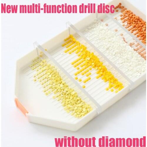 Diamond painting multi-function turn-drilling plate insert large plate square diamond round diamond tool with baffle plate