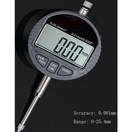 Digital indicator 0-12.7mm digital dial indicator 0-25.4mm /0.01 electronic indicator digital dial gauge