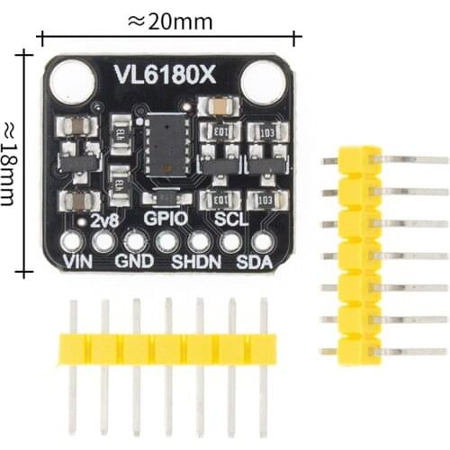VL6180 VL6180X Range Finder Optical Ranging Sensor Module I2C Interface 3.3V 5V gesture recognition