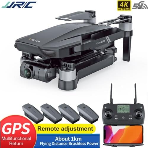 JJRC X19 GPS Drone Optical Flow Positioning 2.4G 5G WIFI FPV 4K HD Dual Camera Brushless Motor Foldable RC Drone Quadcopter RTF