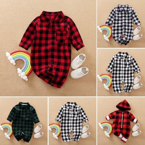 HOT Newborn Baby spring rompers for baby boys 2020 cotton Baby Girls 3m-18m Boys Jumpsuit New autumn Romper sports baby clothes