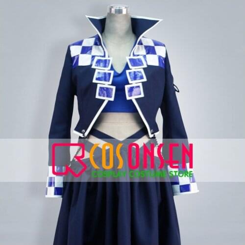 COSPLAYONSEN Brave 10 Unno Rokuro Cosplay Costume Blue Color Set All Size