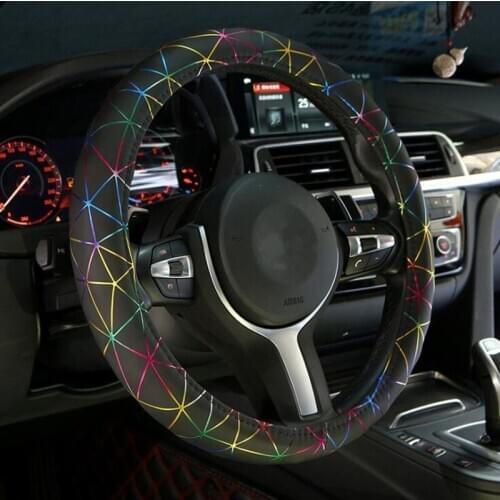 Micro fiber Leather Car Steering Wheel Cover Anti-Slip Protection Universal Auto Interior Accessories Car-covers Durable