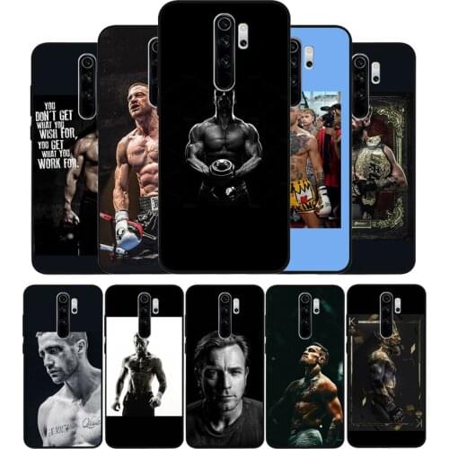 Mcgregor King black Silicone Phone Case For Redmi note 8 7 Pro S 8T for redmi 9 7A Cover