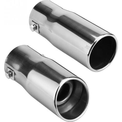 Car Auto Modification Stainless Steel Exhaust Muffler Pipe Rear Tailpipe End Throat Liner Accessories Universal