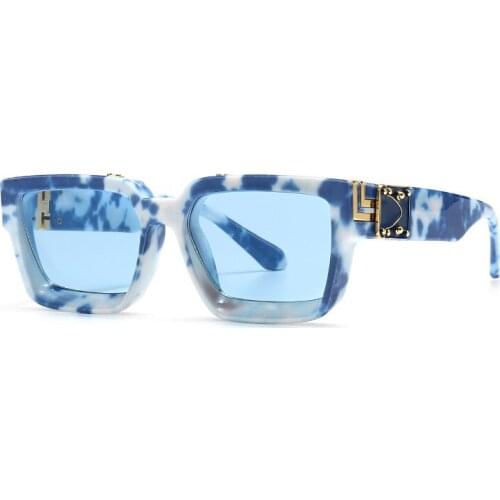 Fashion Classic Square Sunglasses For Men Women Luxury Brand Designer Vintage ins Travel Driving Sun Glasses Mirror Shades UV400