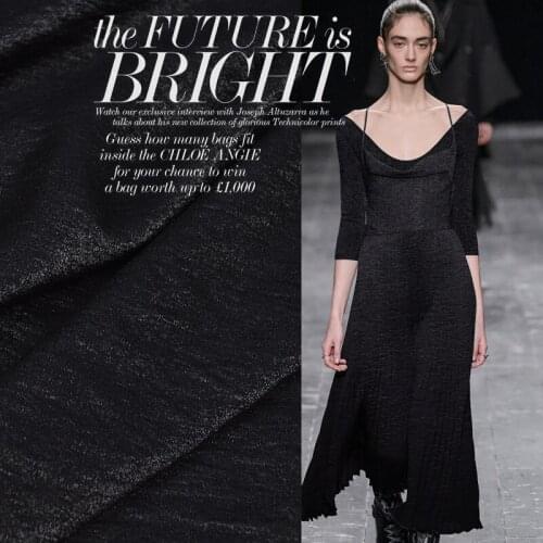 New thick, glossy, discolored, pure black glazed, glossy silk, cotton, satin, dress, broad-legged pants