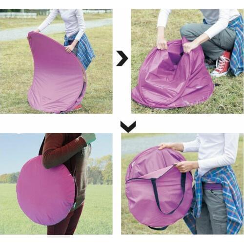 [TB13]Automatic double beach tent outdoor speed open sun awning fishing account children ultra light small tent