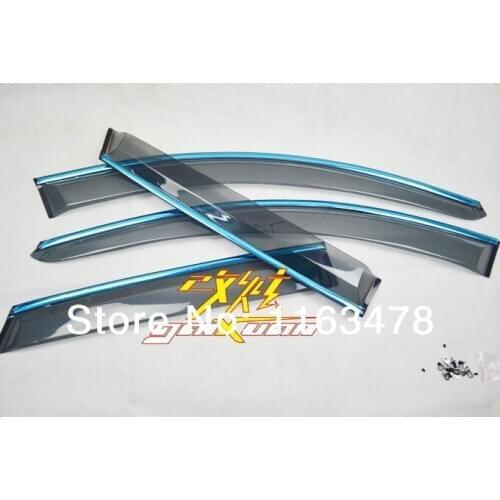 Plastic Exterior Visor Vent Shades Window Sun Rain Guard Deflector For Mazda CX-5 CX5 2012 2013 2014 2015 2016