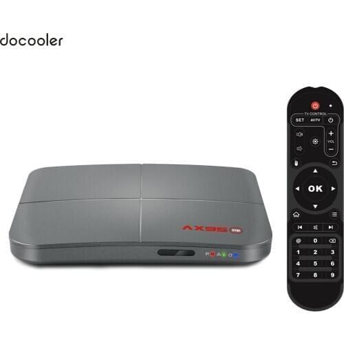 Docooler AX95 Smart TV Box Android 9.0 Amlogic S905X3-B 4GB RAM 32GB/64G/128G ROM Set Top Box 2.4G/5G Dual WiFi Media Player