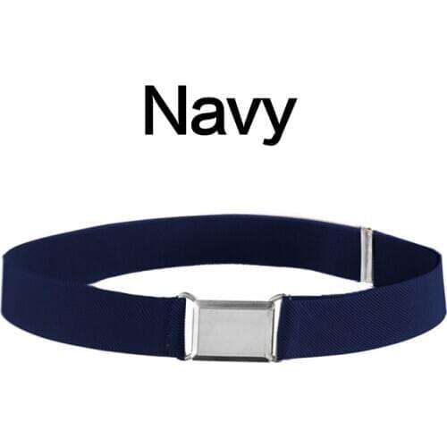 Adjustable Belt For Kids Children Stretch Elastic Canvas Waistband Boys Girls Easy Buckles Pants Trousers Strap Belts