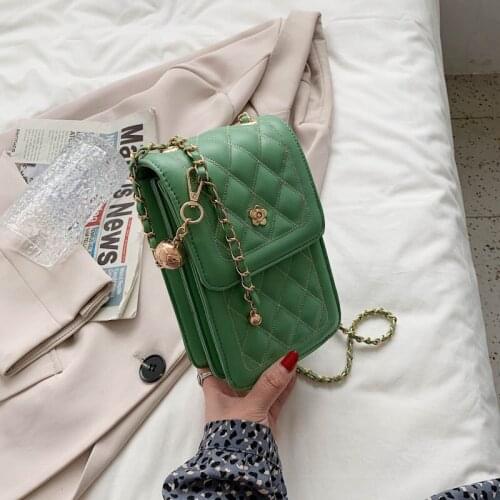 Luxury womens bag 2021 summer new fashion chain Single Shoulder Bag Messenger Bag Small Square bag armpit bag