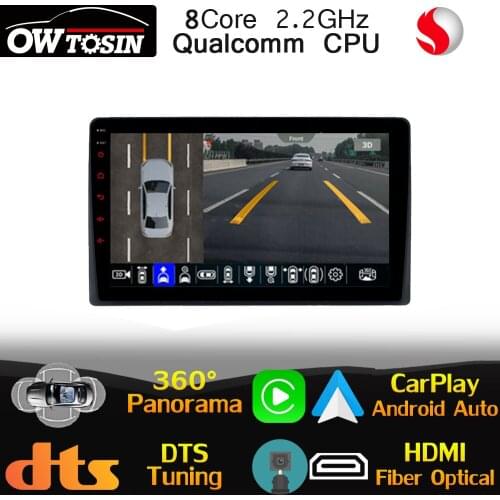 10.1" Qualcomm CPU For Toyota Previa Estima Tarago XR50 2016-2020 Car Radio GPS 360 Camera 4G LTE DTS HIFI DSP Head Unit Stereo