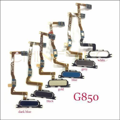 1pcs original touch ID Fingerprint scanner Sensor Home Return Key Menu Button Flex for Samsung GALAXY Alpha G850F G850