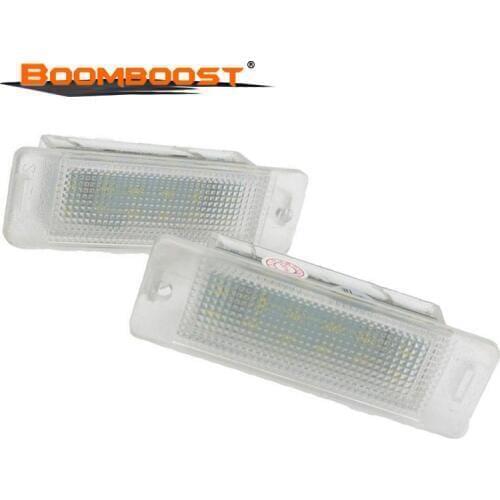 2pcs for O/pel Astra F 1992-1998 12V 18SMD Led License Plate Lights Vauxhall Astra F/Calibra ASTRA MK Canbus