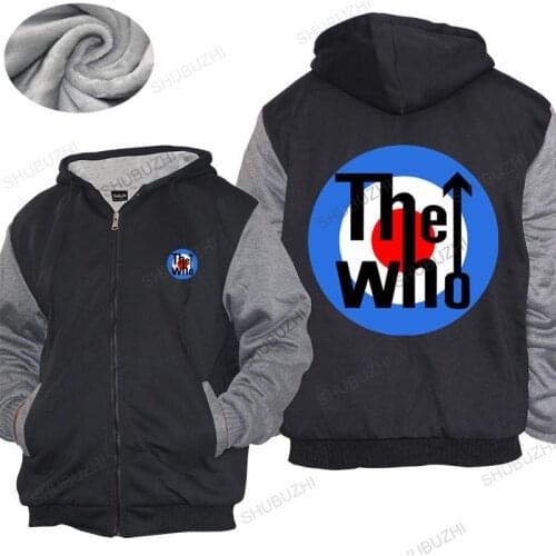 New fashion thick hoody coat The Who Target Rock Music Officially Licensed mens brand warm coat male gift tops drop shipping