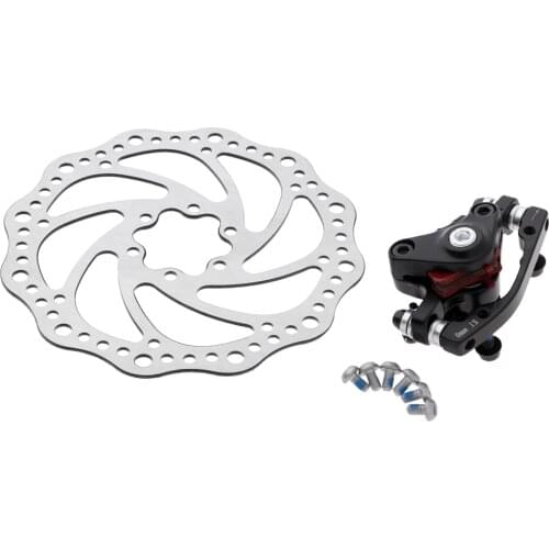 Bike Disc Brake Set with 160mm Rotors, Bicycle Brake Lever, Front/Rear Caliper Accessories