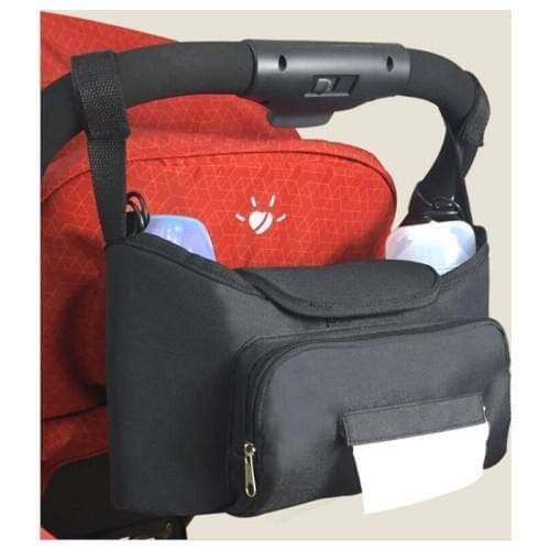 High Capacity Baby Stroller Bag Nappy Stroller Organizer Mom Travel Hanging Carriage Pram Buggy Bottle Bag Stroller Accessories