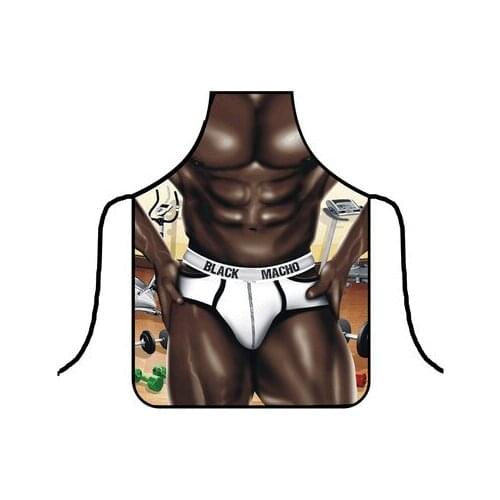 Creative personality funny waterproof couple cartoon kitchen apron men and women household cleaning tools waterproof apron sex