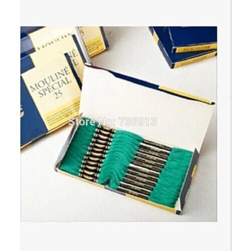 Total 50 pieces DMC Embroidery Cross Stitch Floss Thread New Colors 01 To 35